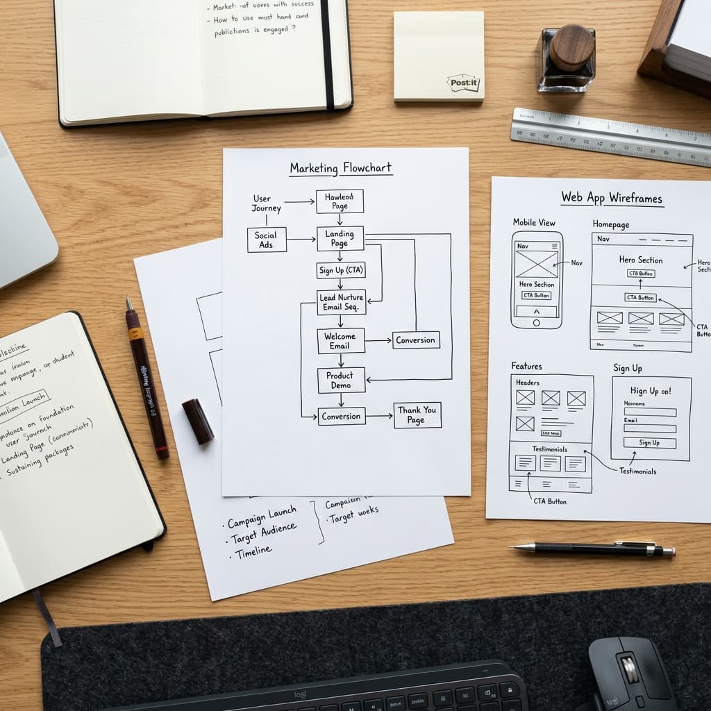 Workflow strategic flowchart